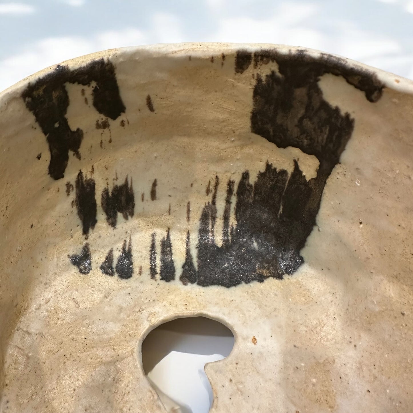 《 好人製陶 》手工陶盆 仲夏褐