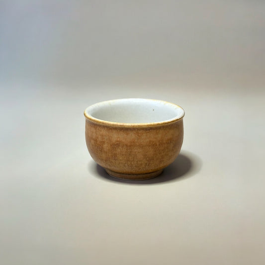 "Tianxing Kiln" Bamboo Charcoal Pottery Cup ( Golden Sand )