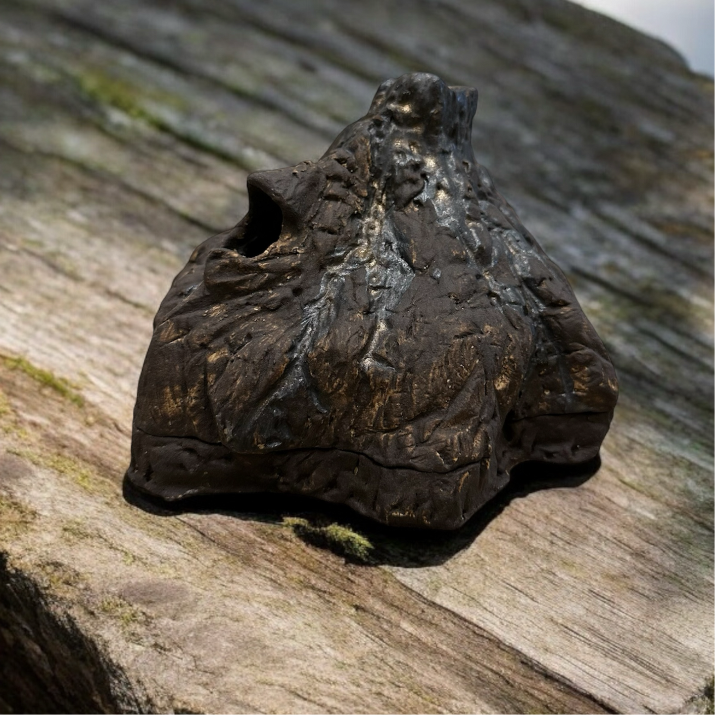 《 好人製陶 》兩件式手工陶瓷香座 普羅米修斯火山