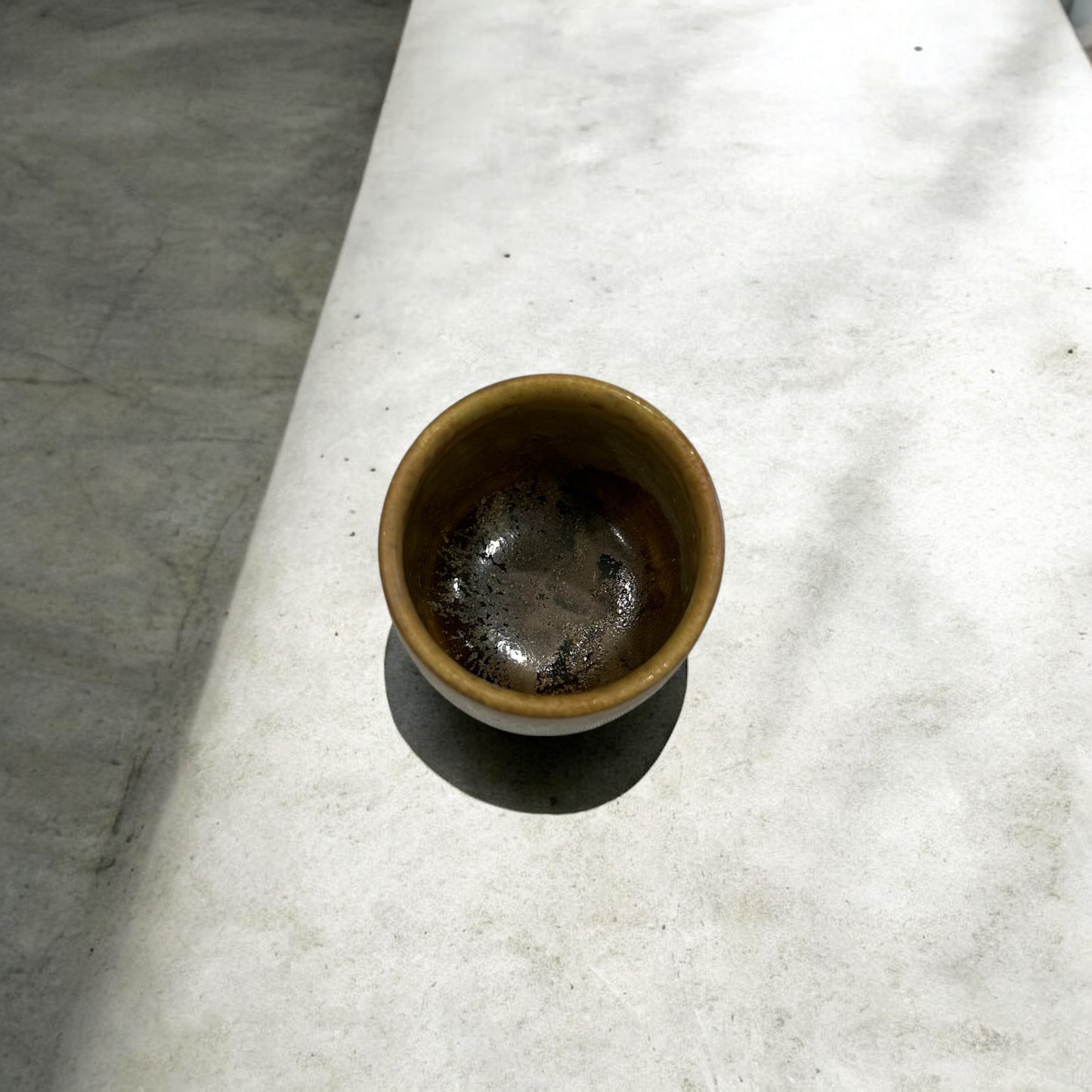《 添興窯 》 手工陶杯 咖啡亮金