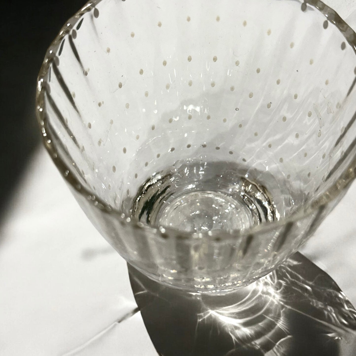 《 日本製杯 》 玻璃杯 水玉波點