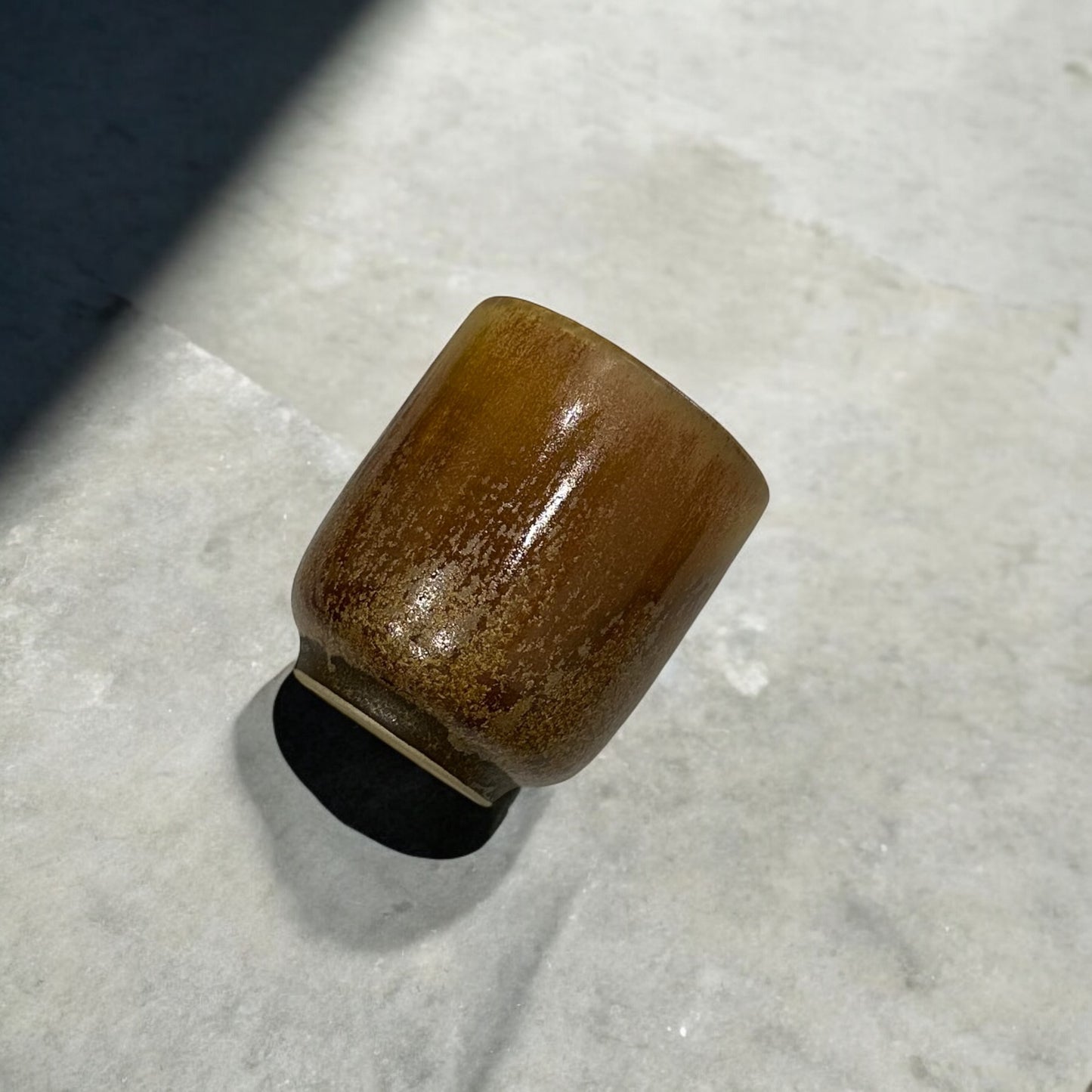 《 添興窯 》 手工陶杯 咖啡亮金