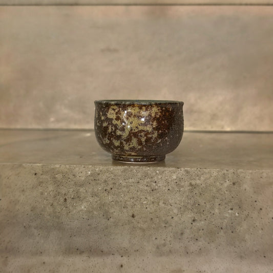 "Tianxing Kiln" Handmade Pottery Cup ( Mottled Gold )