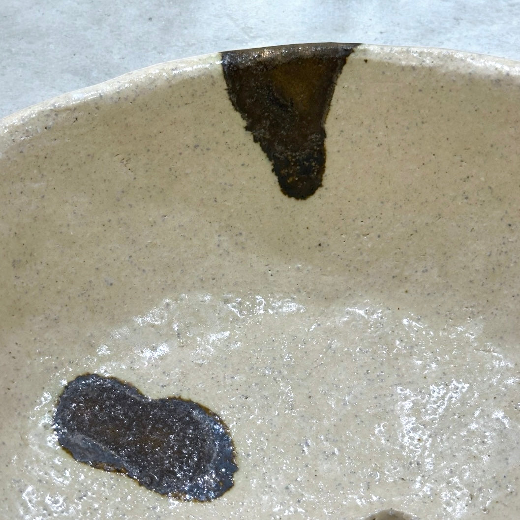 《 好人製陶 》手工陶盆 乳牛斑紋