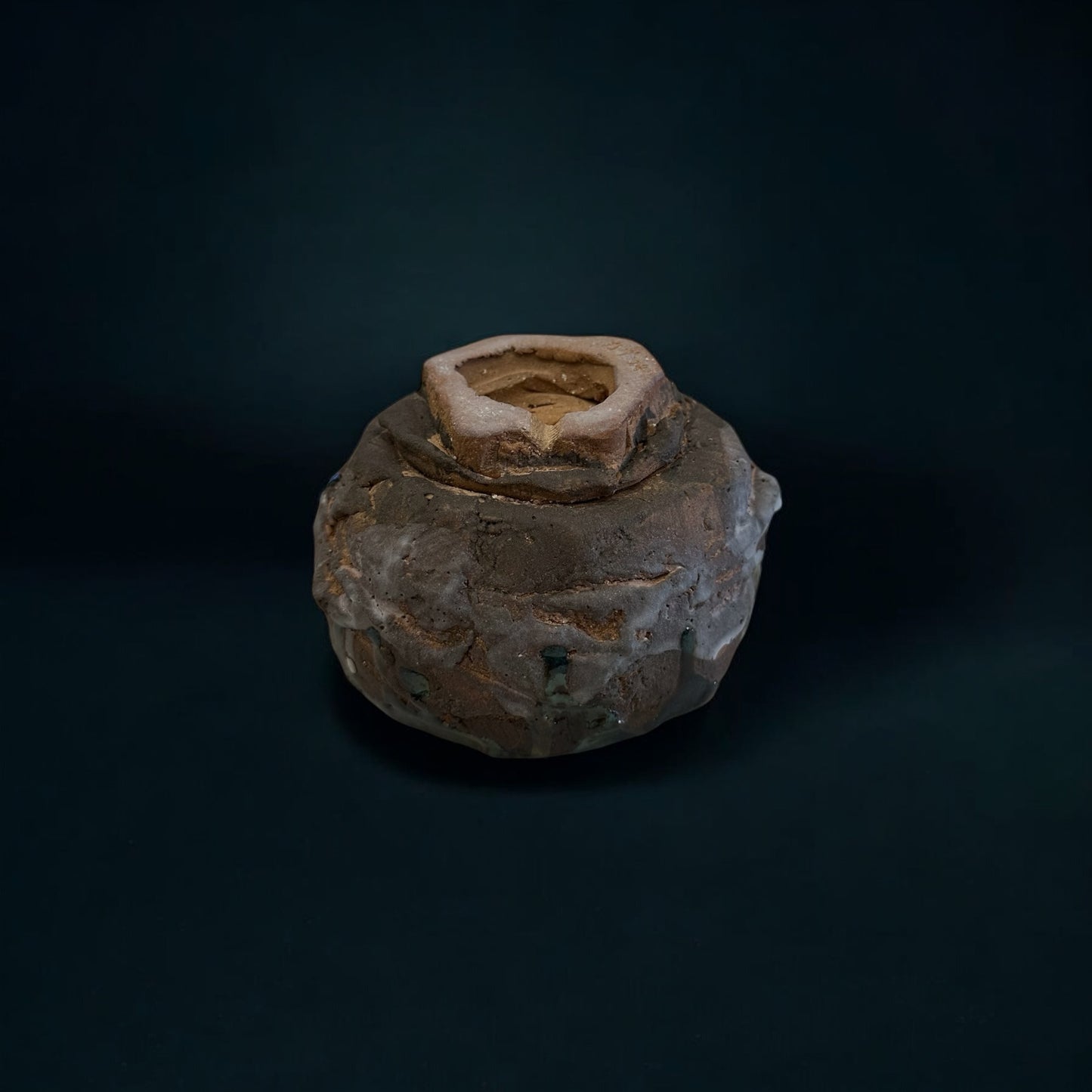 《 好人製陶 》手工盆器 綠釉之雲