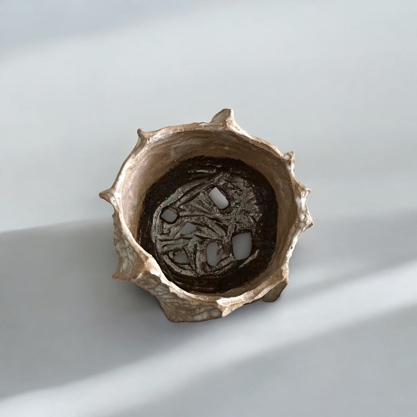 《 好人製陶 》手工陶盆 風之沙丘