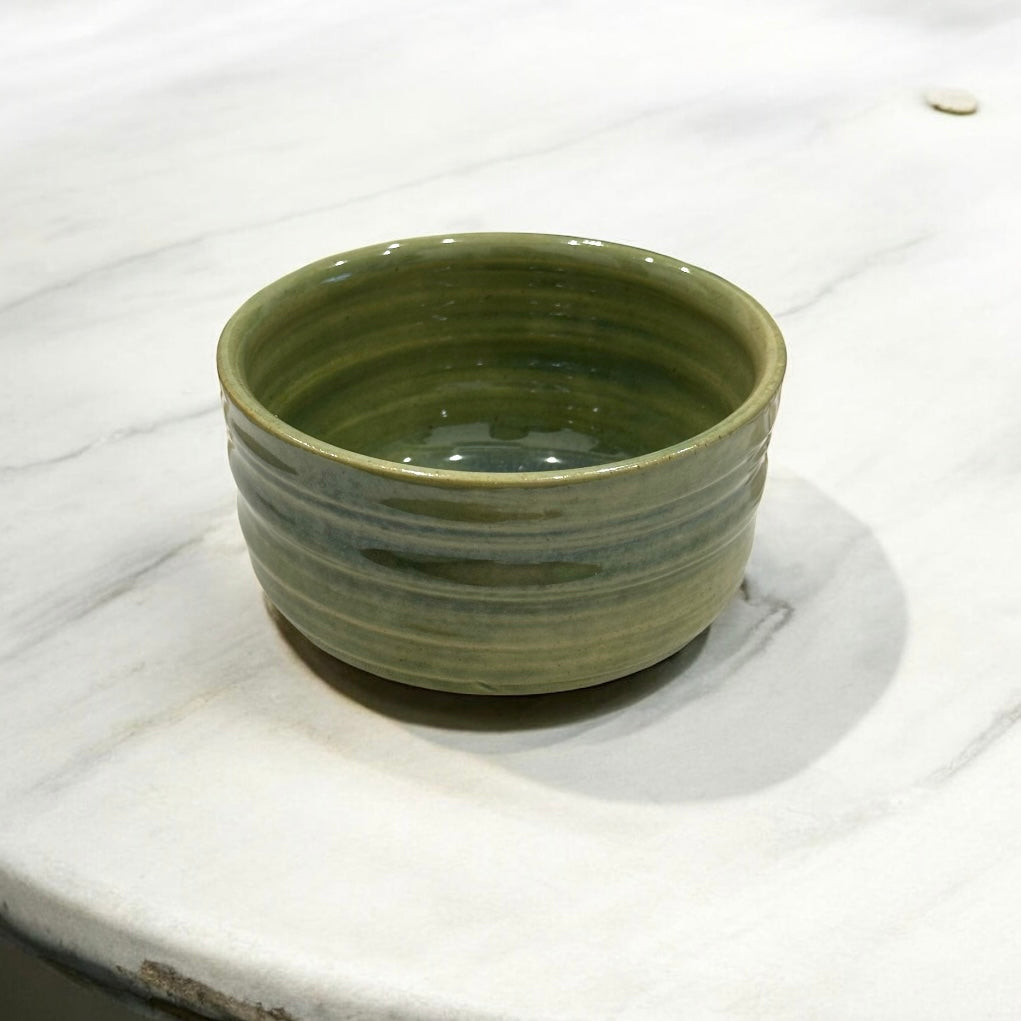 《 吉時雨陶藝 》 手工茶碗 抹茶奶綠
