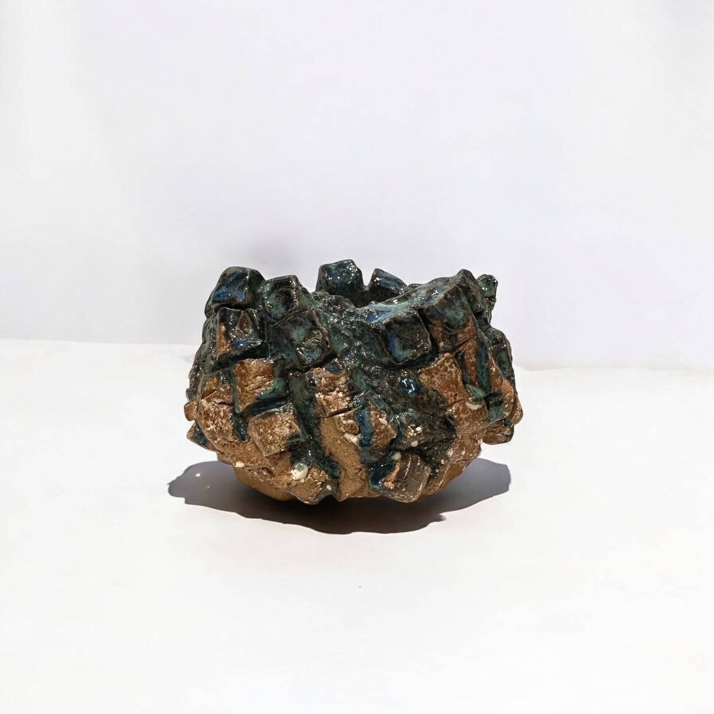 《 好人製陶 》 手工盆器 藍晶礦石