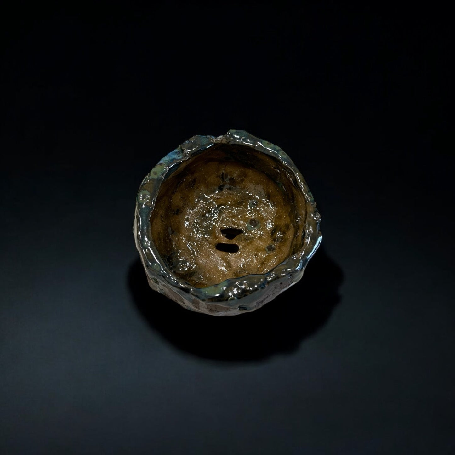 《 好人製陶 》手工盆器 綠釉之雲