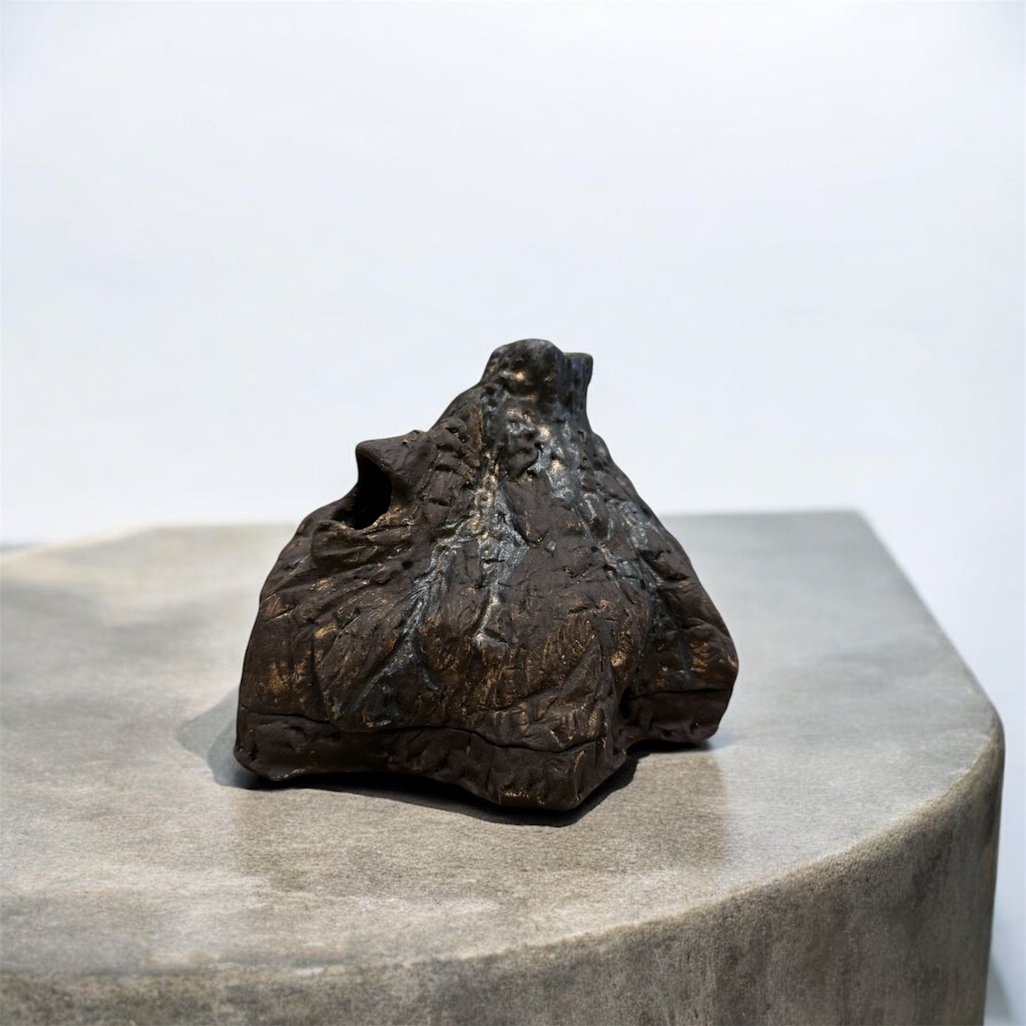 《 好人製陶 》兩件式手工陶瓷香座 普羅米修斯火山