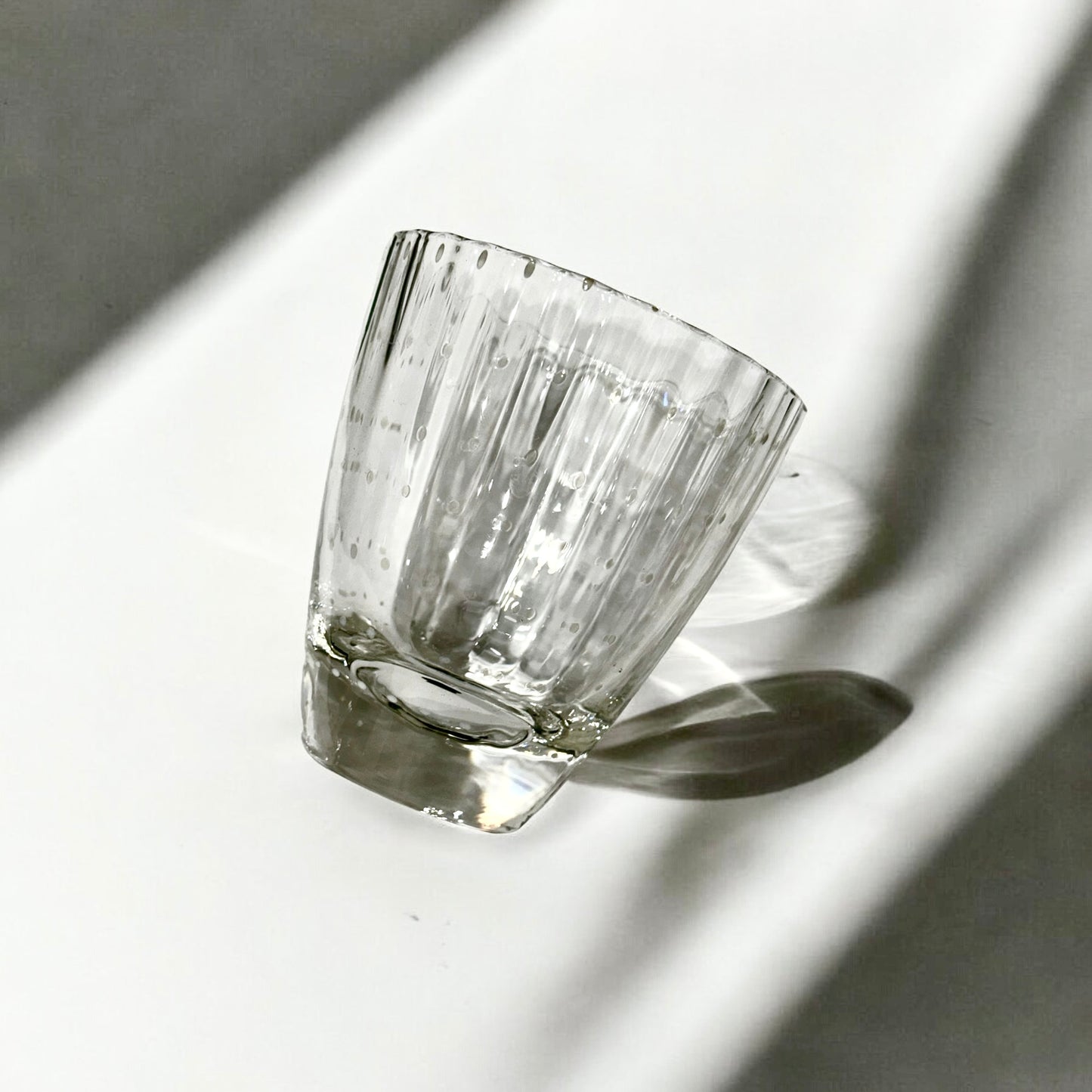 《 日本製杯 》 玻璃杯 水玉波點