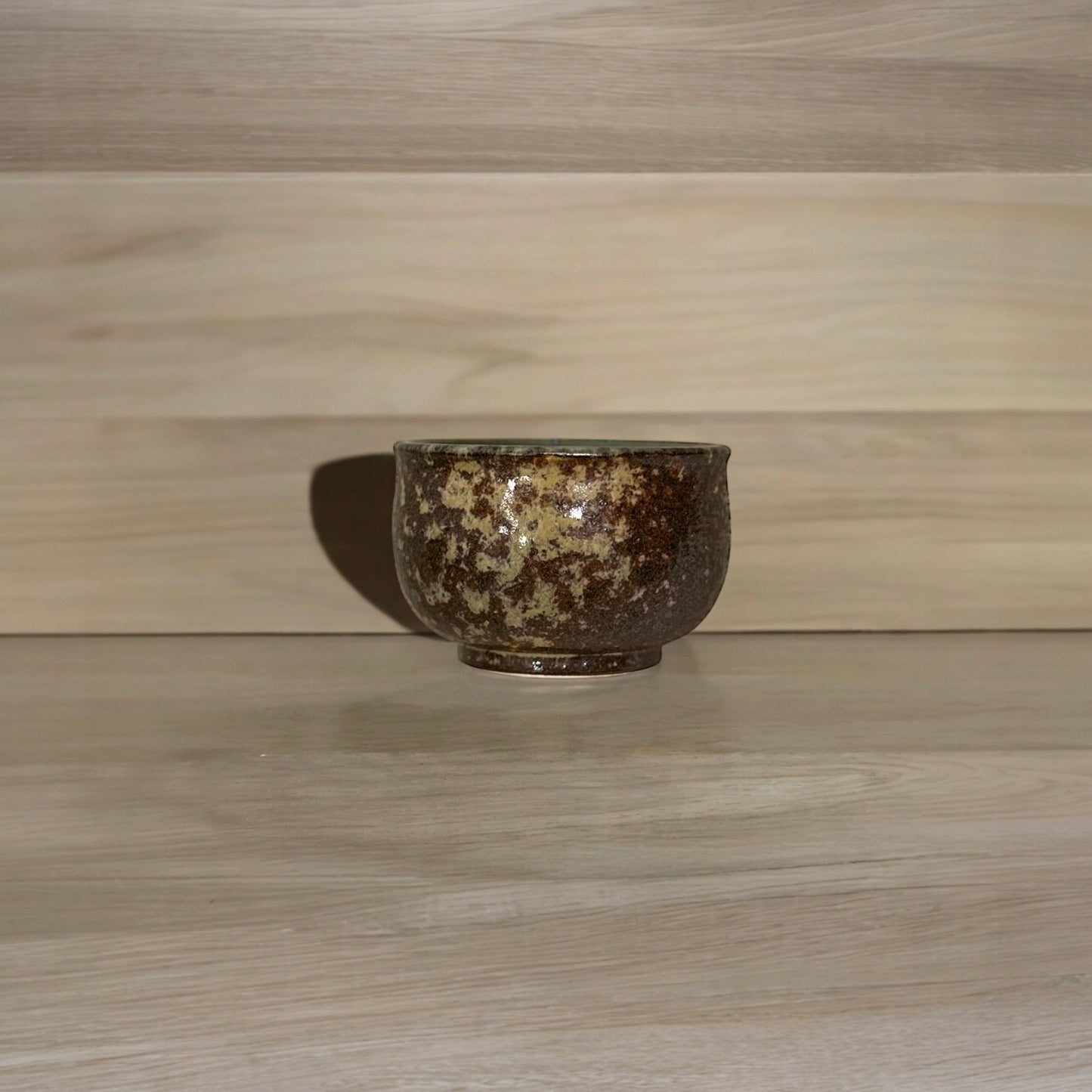 《 添興窯 》手工陶杯 斑駁金