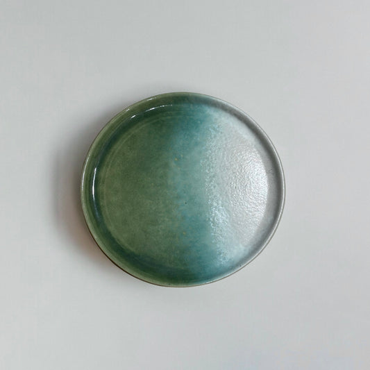 《 JAEE 》 Handmade Pottery Plate ( Matcha Green )