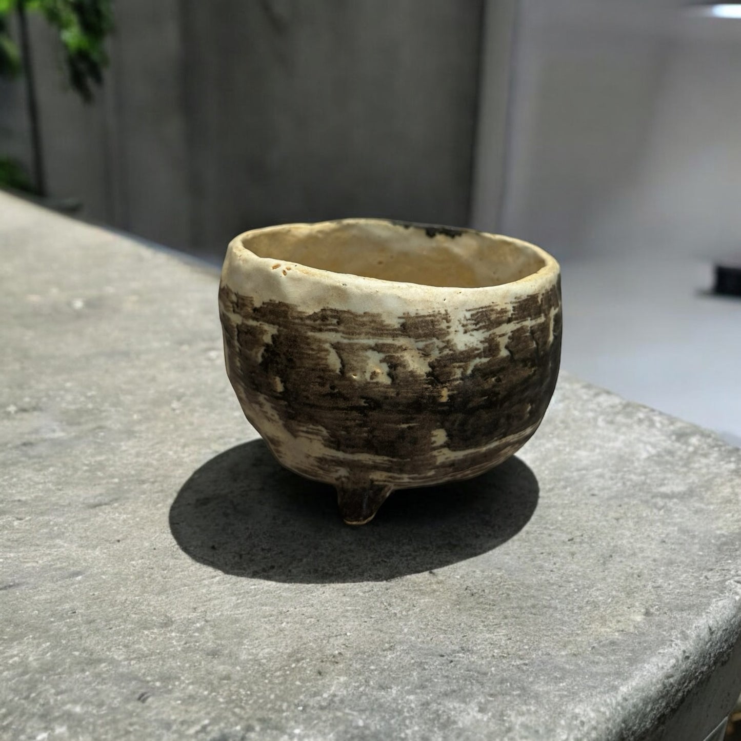 《 好人製陶 》手工陶盆 仲夏褐