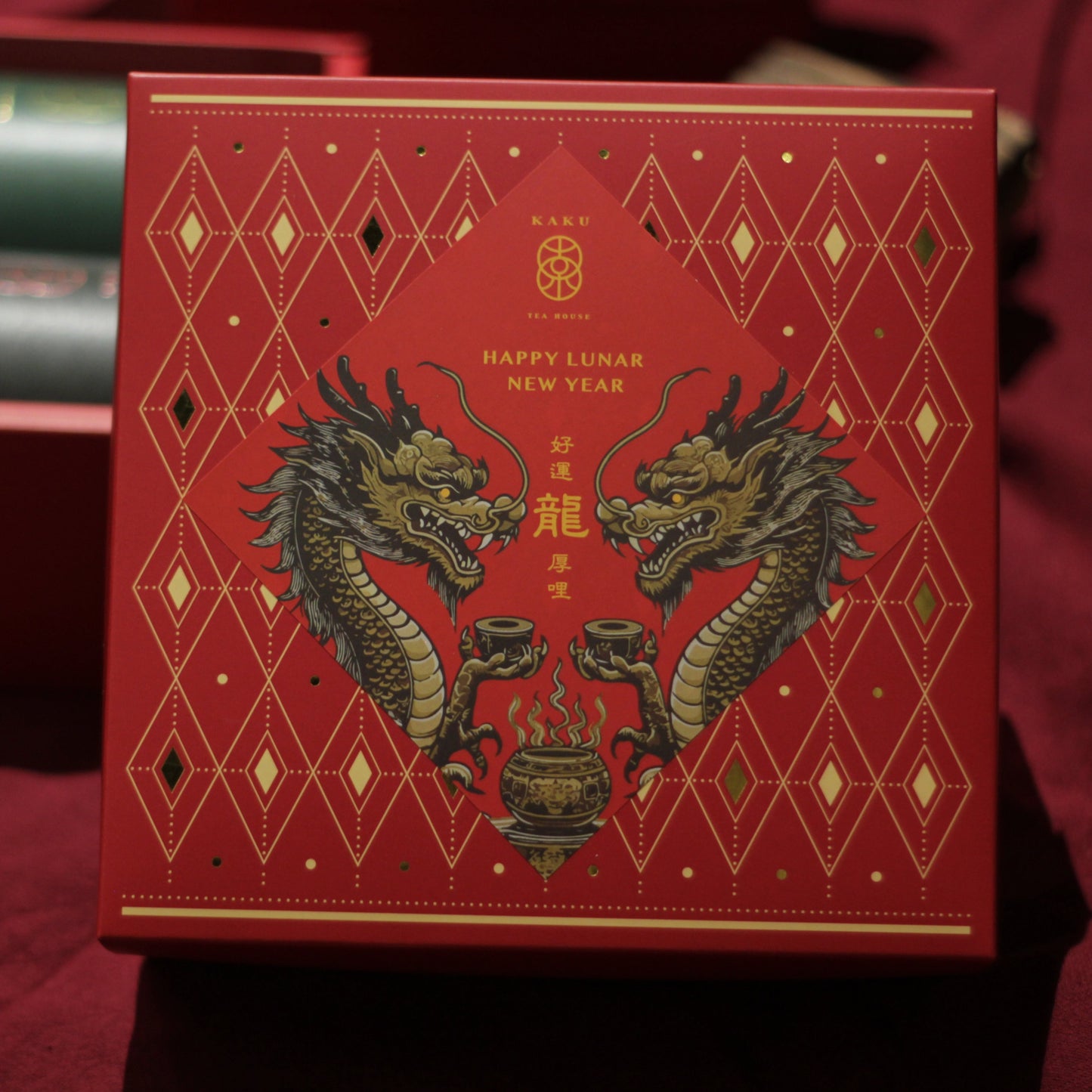 【年節禮盒】好運龍厚哩 雙茶罐茶葉禮盒