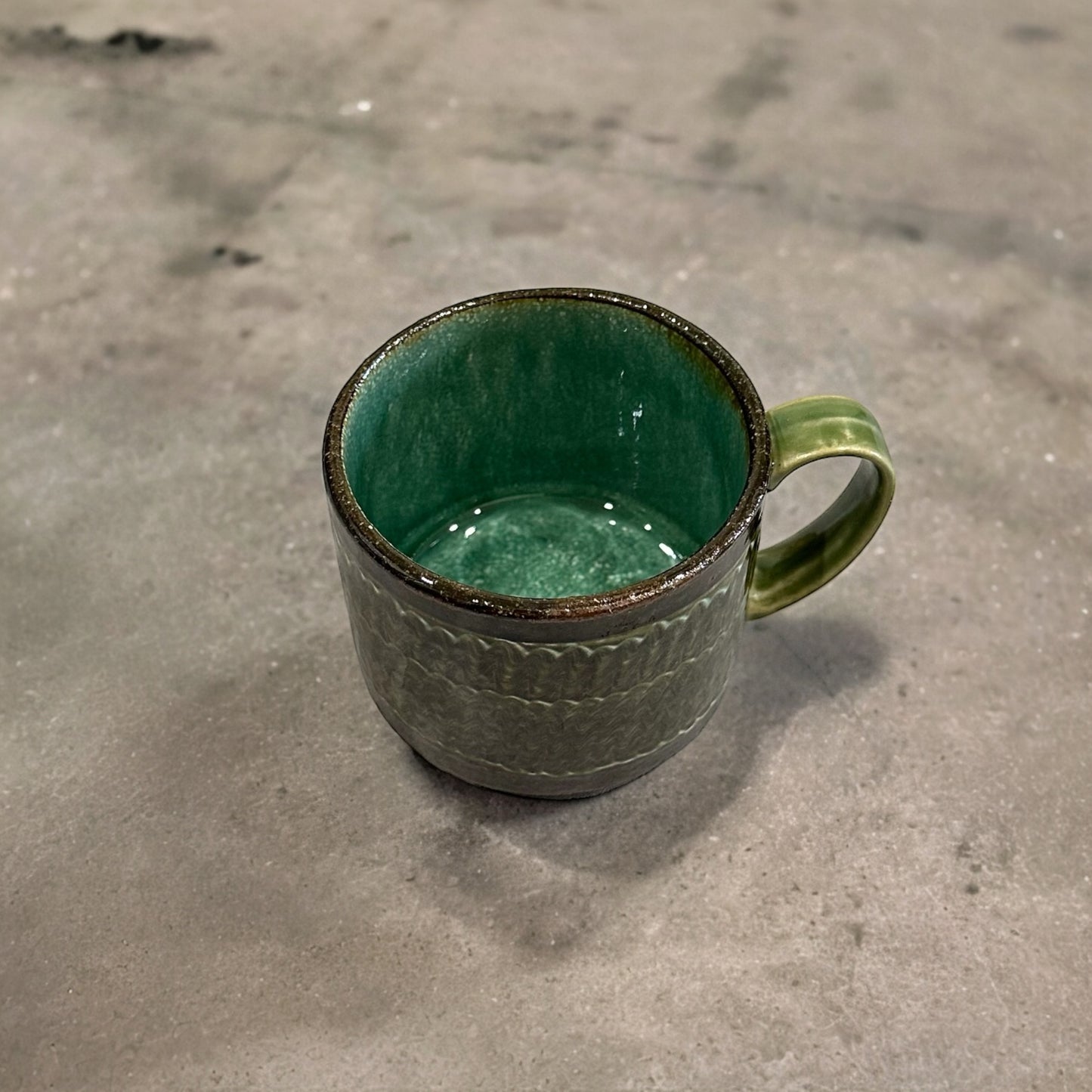 "Japanese Pottery" Handmade Pottery Mug ( mountainwave )