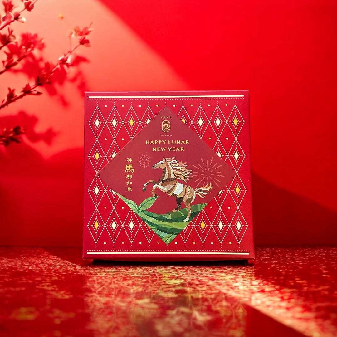 【 2026 馬年限定 】【贈限量厚磅帆布袋+ 金馬迎春明信片】神馬都如意 雙茶罐茶葉禮盒