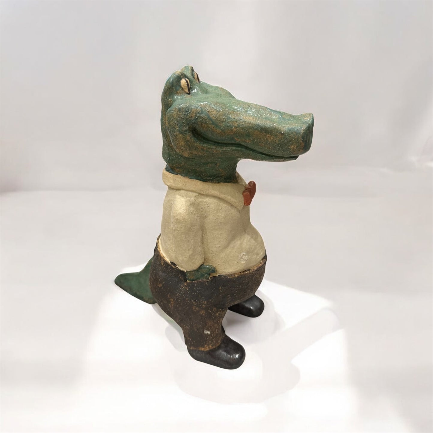 《 好人製陶 》手工雕塑 鱷魚先生的日常