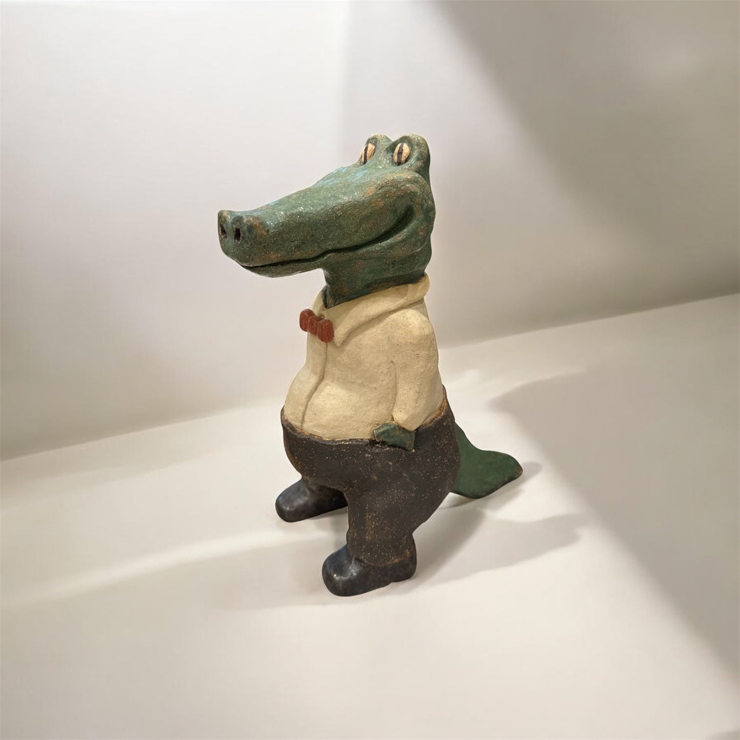 《 好人製陶 》手工雕塑 鱷魚先生的日常