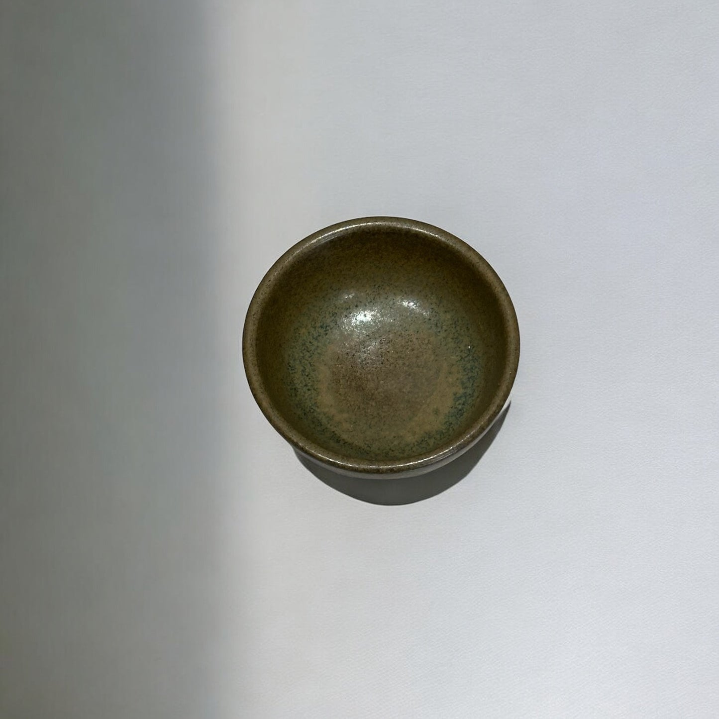 "Tianxing Kiln" Handmade Pottery Cup ( Olive Green )