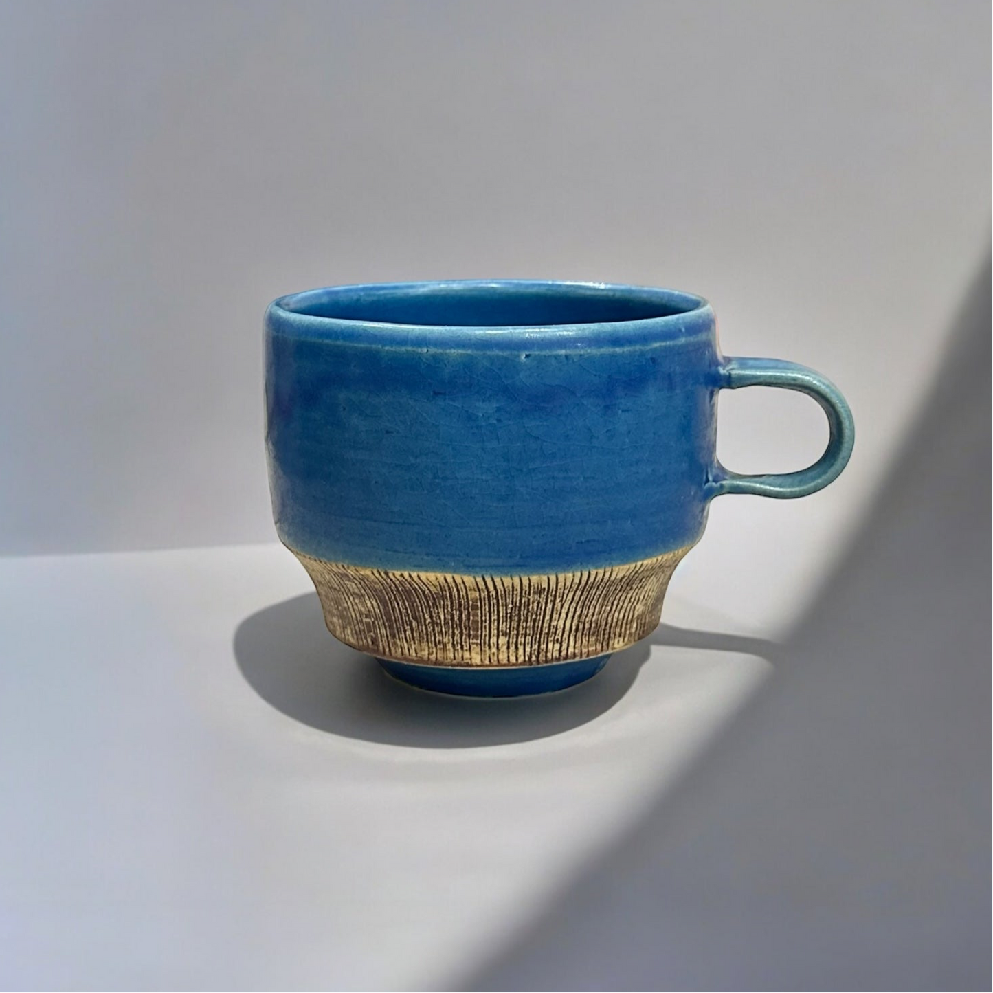 "Japanese Pottery" Handmade Pottery Mug ( oceanstone )