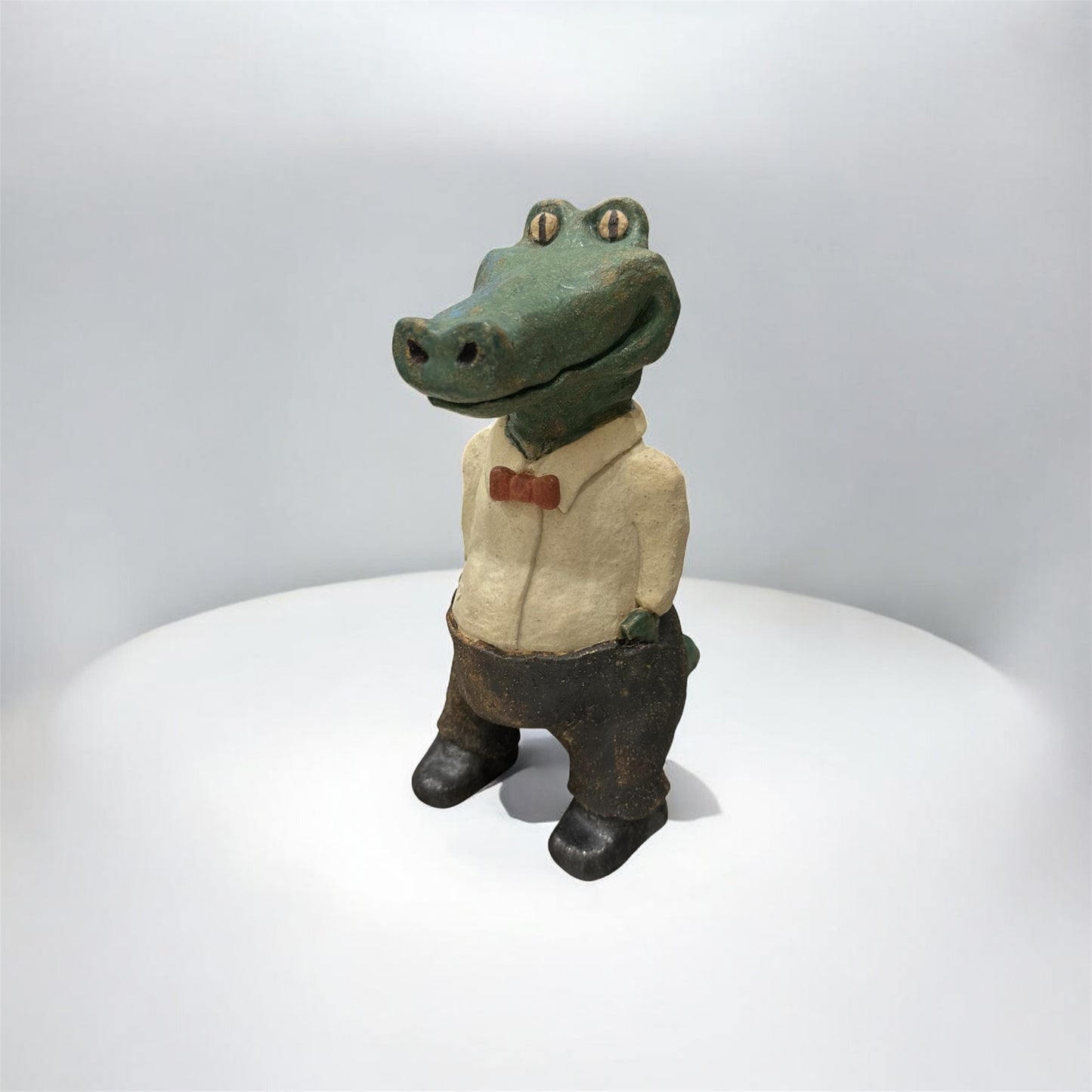 《 好人製陶 》手工雕塑 鱷魚先生的日常