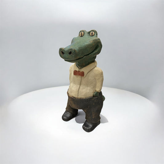 《 好人製陶 》手工雕塑 鱷魚先生的日常