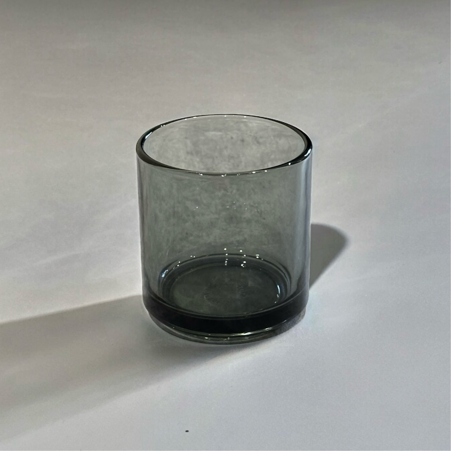 《 日本製杯 》 HASAMI PORCELAIN 玻璃光透水杯 冷凝墨灰