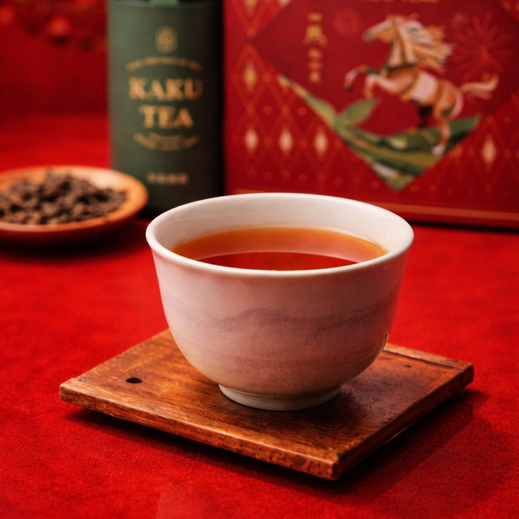 【 2026 馬年限定 】【贈限量厚磅帆布袋+ 金馬迎春明信片】神馬都如意 雙茶罐茶葉禮盒