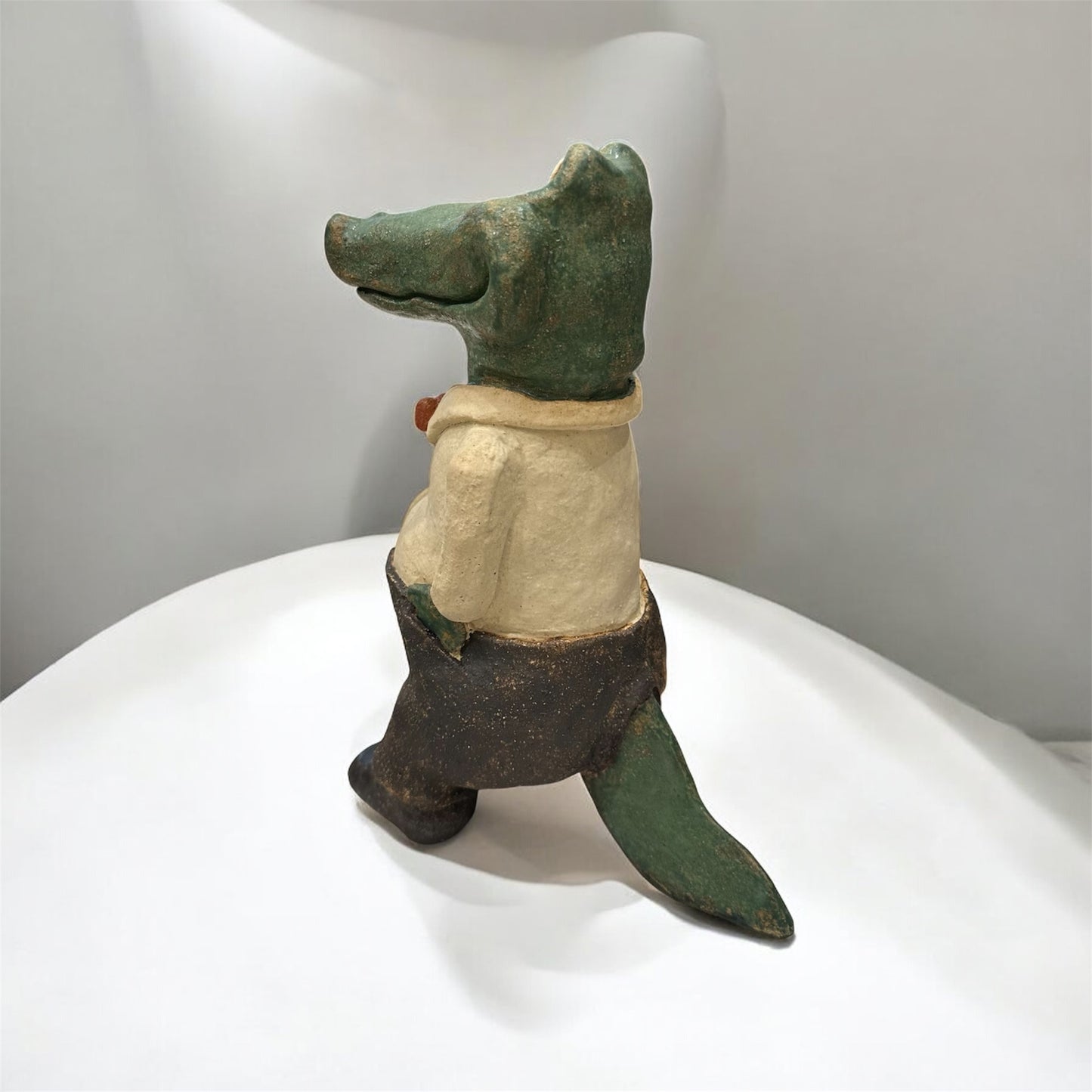 《 好人製陶 》手工雕塑 鱷魚先生的日常