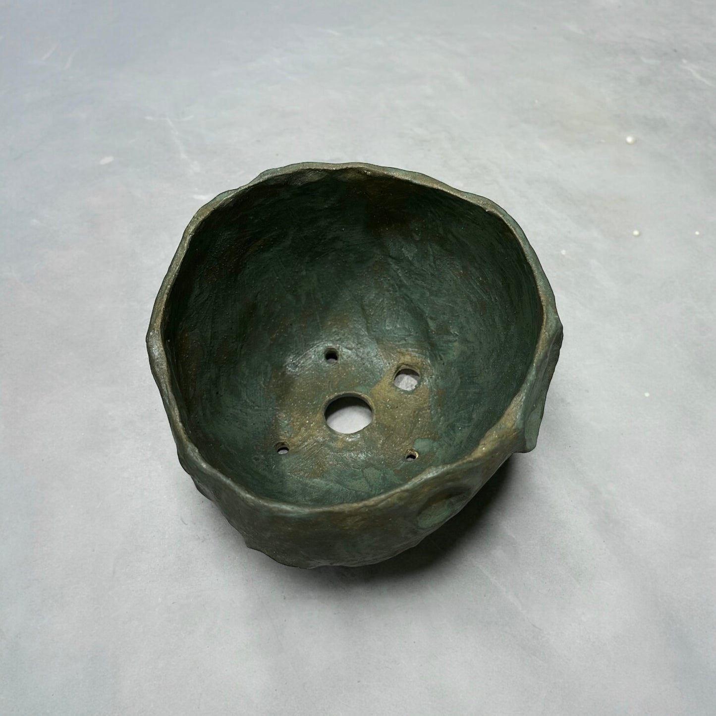 KAKU Ceramic" Handmade pottery Planter ( Lunar01 )