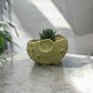 KAKU Ceramic" Handmade pottery Planter ( Lunar05 )