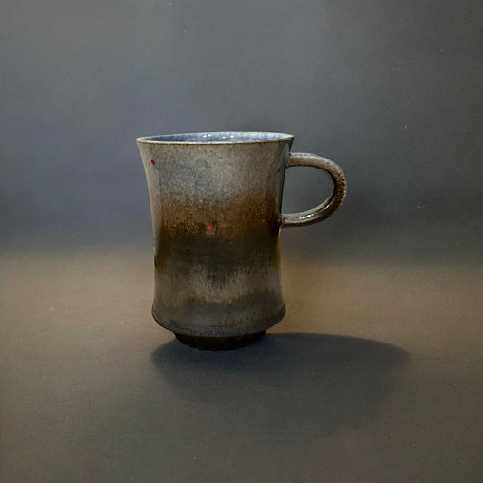 "Living Stone Ceramics " Handmade Pottery Mug  ( Summer Cloudy ) 